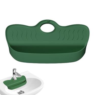 Imagem de de Salpicos para Pia de Cozinha - Tabuleiro de Drenagem de Secagem Rápida - Barreira Antissalpicos com Design Inclinado para Pia de Banheiro,Para Esponjas Escovas e Saboneteiras na Bancada