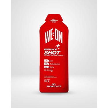 Imagem de Energy Shot Gel Carboidrato We:On Caixa 10 Sachês - Vegano-Unissex