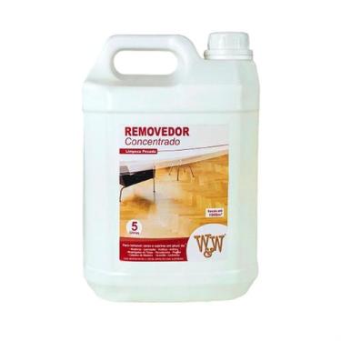Imagem de Removedor De Cera Taco Piso Madeira Laminado Concentrado 5l - W&W Quím
