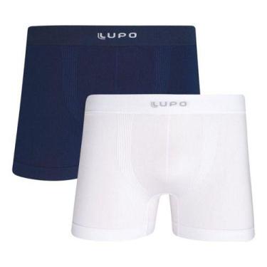Imagem de Kit 2 Cueca Masculina Boxer Lupo 661 Original Micromodal Premium, Mari