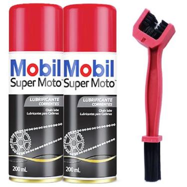 Imagem de Sprays Lubrificantes Mobil Chain Lube + Escova De Limpeza