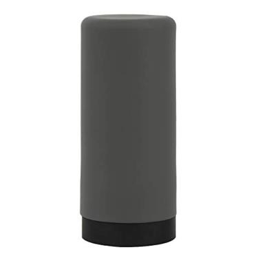 Imagem de CUOFYUNL Garrafa de loção de silicone para shampoo, gel de banho, dispensador de líquido para lavar louça, cinza