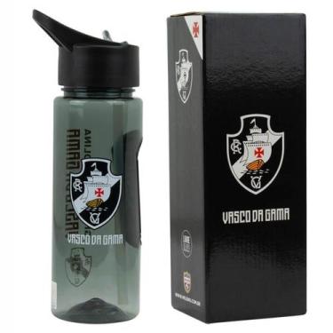 Imagem de Garrafa Plástico Canudo Academia Apoio 700ml Vasco Da Gama - Mileno