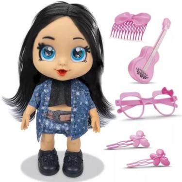 Imagem de Graciosa Boneca Cantora Rockeira De Pelúcia Presente De Aniversário Or