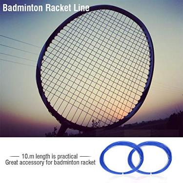 Imagem de Generic Corda de Raquete de Badminton Durável de Nylon ótimo Desempenho 10m para Todos Os Entusiastas de Badminton Vermelho//preto/amarelo (#2)