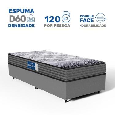 Imagem de Cama Box com Colchão de Espuma D60 Double Face Guarda Costas Comfort Force Probel Solteiro 88cm