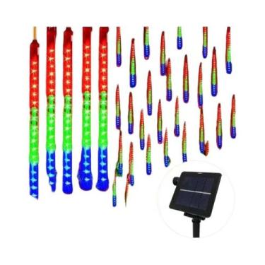 Imagem de Luzes De Chuva LED Solar À Prova d'Água 30/50CM Para Decoração De Nata