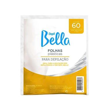 Imagem de Folhas Depil Bella Plásticas Para Depilação 60 unidades