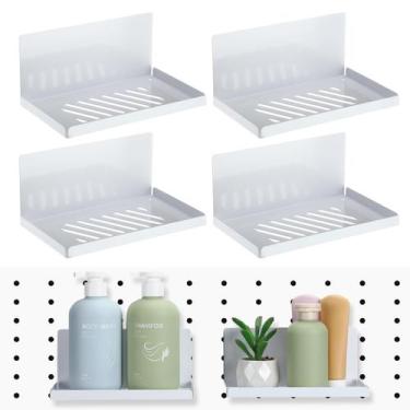 Imagem de Organizador de parede Magnetic Pegboard Shelves, pacote com 4, Therwen