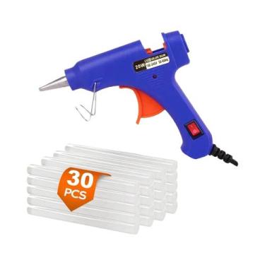 Imagem de Kit De Pistola De Cola Quente De Alta Temperatura Com 50 Bastões De Co