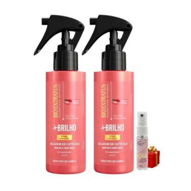 Imagem de Kit 2 Spray Hidratante Mais Brilho 100ml Bio Extratus + Presente Lourr