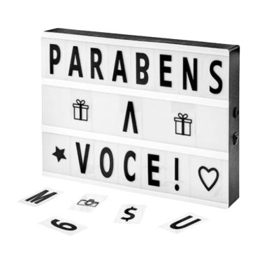 Imagem de Painel Letreiro Luminoso Light Box Letras Símbolos - Western