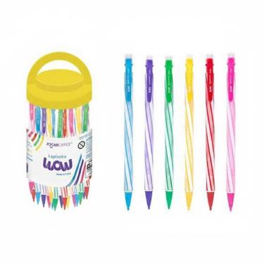 Imagem de Kit 5Un Lapiseira Wow Com Borracha Fixa 0.5Mm - Jocar Office