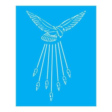 Imagem de Stencil Tamako Pomba - 20X25Cm - Ref B700