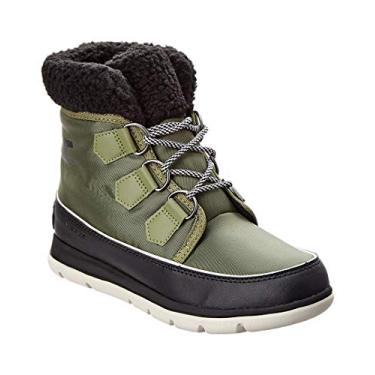 Imagem de Sorel Botas femininas de inverno Explorer Carnival, 2 AU, Verde para trilha/preta, 42