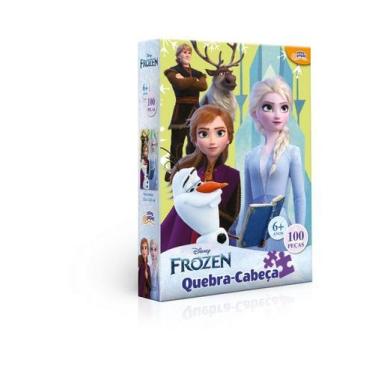 Imagem de Quebra Cabeça Frozen 100 Peças Toyster