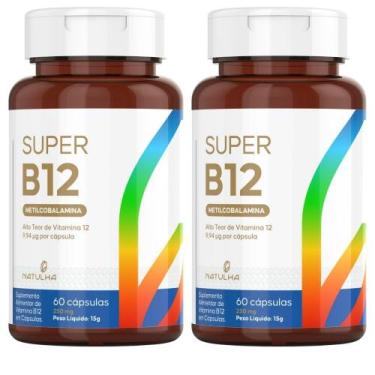 Imagem de KIT 2X Super B12 414% (Metilcobalamina) IDR 60 cápsulas - Natulha