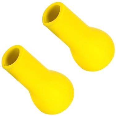 Imagem de LUMINFLY Suporte de cintura com almofada de poliuretano espessa, 2 peças de suporte de vara de pesca, absorção de choque de 15,5 cm, cinto de pesca portátil para barriga, almofada de bumbum para pesca