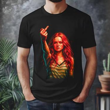 Imagem de Camiseta Netflix Stranger Things Max 100% Algodao Premium, Preto, M