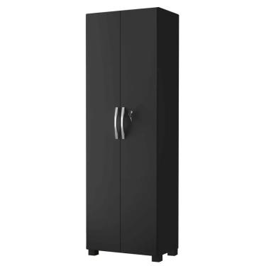 Imagem de Armário Multiuso Com Chave 2 Portas Chicago Notável Preto