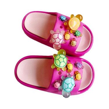Imagem de Chinelos De Tartaruga Para Meninos E Meninas, Solado Macio, Sandálias 