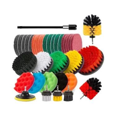 Imagem de Conjunto De Escovas Elétricas Multifuncionais Para Limpeza De Pneus E 