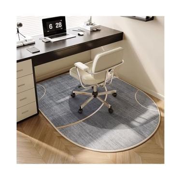 Imagem de Tapete para cadeira de escritório - suporte antiderrapante, fácil de limpar, à prova de som - projetado para pisos de madeira, azulejo e carpete - Tapetes deslizantes para movimento e proteção sem