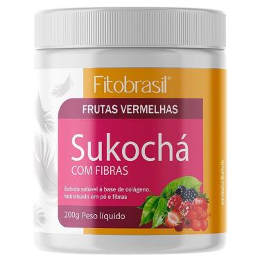 Imagem de Chá Soluvel Sukochá (Com Chá Verde, Hibisco e Gengibre) 300g