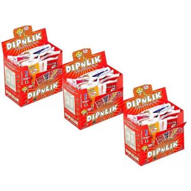 Imagem de Pirulito Dipnlik Sortido C/ 25un - 3 Caixas