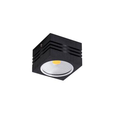 Imagem de Spot De Sobrepor Nordecor Viena Led 10w Bivolt Preto 3000k Luz Amarela