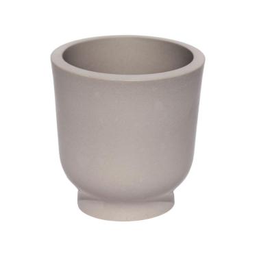 Imagem de Vaso Decorativo Garrafa Invertida Lisa 8cm Cimento Artesanal Cinza
