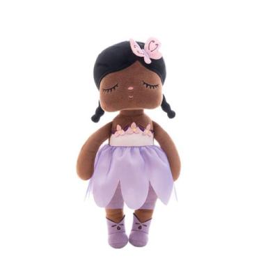 Imagem de Boneca Metoo Doll Original Angela Fada Borboleta Roxa 35 cm