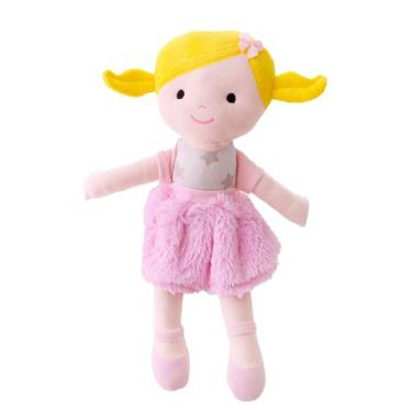 Imagem de Boneca de pano da zip toys Malu loira brinquedo criança