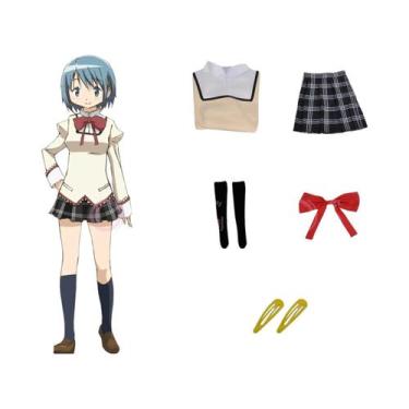 Imagem de Fantasia De Cosplay De Uniforme Escolar Madoka Magica Para Mulheres Ad