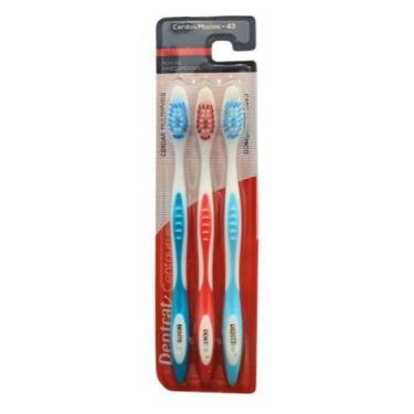 Imagem de Escova dentrat nova adulto centauros kit c/3