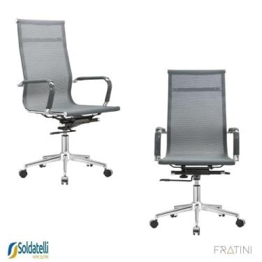 Imagem de Kit 2 Cadeiras Office Giratória Sydney Presidente em Tela Especial Pre