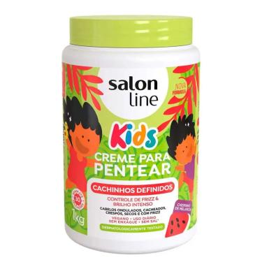 Imagem de Creme para Pentear Kids Cachinhos Definidos Salon Line 1Kg