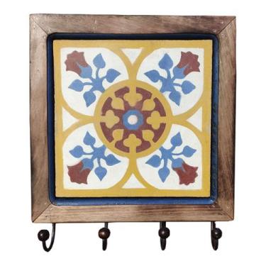 Imagem de Cabideiro Madeira Porta Chaves - Estilo Rústico, B4