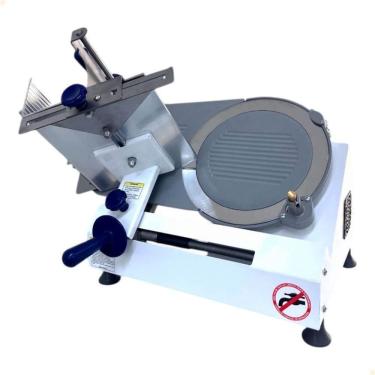 Imagem de Cortador Fatiador De Frios Semi-automático Gural Jxt-30 Bivolt Faca 30cm Base Em Pintura Eletrostatica