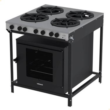 Imagem de Fogão Industrial Venax Gás 4 Bocas Mesa Em Inox Ffi 430-2 Gourmet 16418