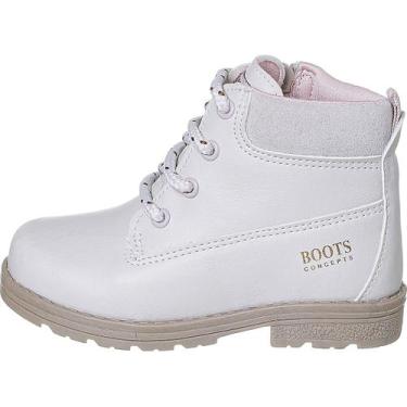 Imagem de Botinha Coturno Confortável Infantil Menina - Redmax, Natural, 34 BR