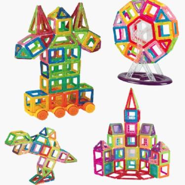 Imagem de Blocos Magnéticos Criativos: Diversão e Aprendizado em um Único Brinqu