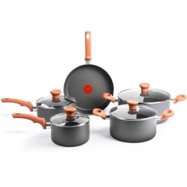 Imagem de Jogo de Panelas Rochedo Natural Stone com Revestimento Antiaderente Mi