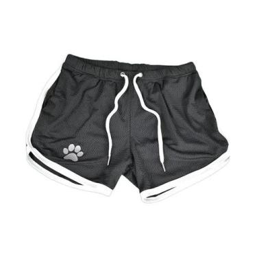 Imagem de Shorts De Verão Masculinos Respiráveis Em Malha Para Academia, Fitness