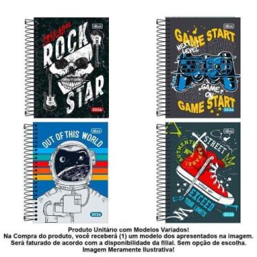 Imagem de Agenda 2026 Masculina Capa Dura 160 Folhas Sortidas Tilibra