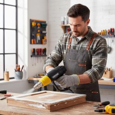 Imagem de Soprador Térmico 2000W 127V com Bico Removível Profissional para Solda