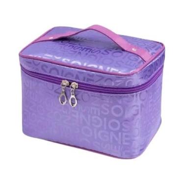 Imagem de Bolsa De Cosméticos Feminina De Grande Capacidade, Bolsa De Maquiagem 