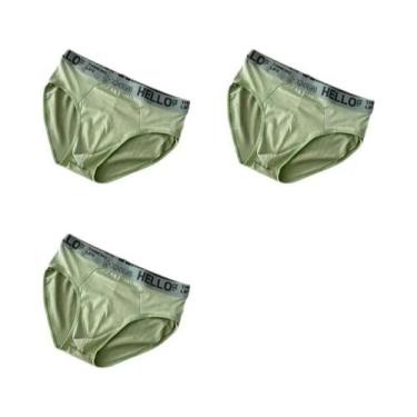 Imagem de Cuecas Boxer Esportivas Masculinas Tamanho Grande Respiráveis 3 Peças 