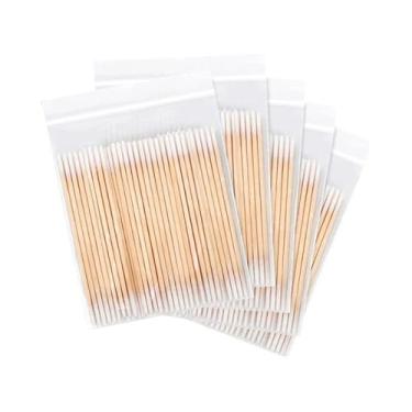 Imagem de Cotonetes De Ponta Fina Dupla Para Microblading, Arte Em Unhas, Extens