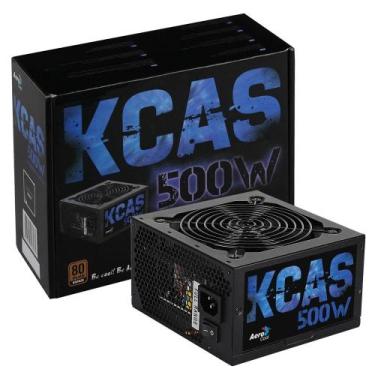 Imagem de Fonte Para PC AeroCool KCAS 500W 80 Plus Bronze APFC 2843